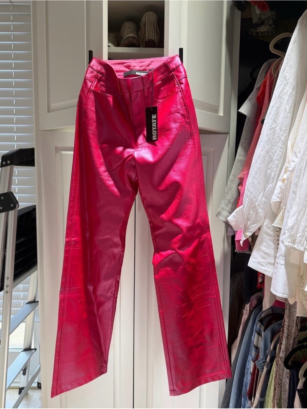 ROTATE Birger Christensen  Leather Pants